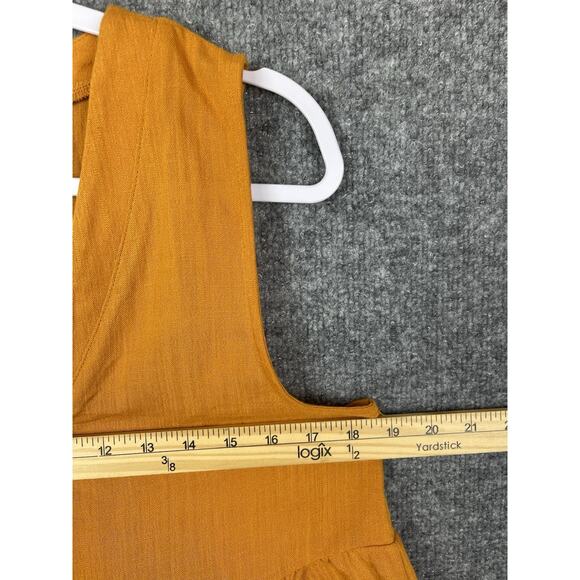 Loveriche Top & Short Set Size L 100% Rayon Burnt Orange Light Weight - Picture 4 of 9